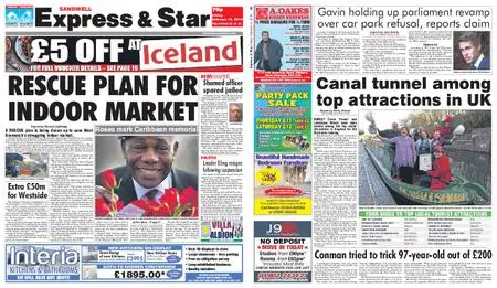 Express and Star Sandwell Edition – February 15, 2019