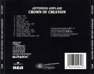 Jefferson Airplane - Crown Of Creation (1968) [MFSL UDCD 523] Repost