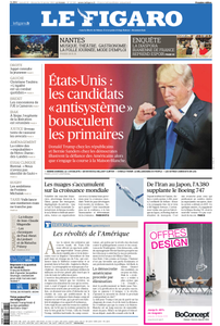 Le Figaro du Samedi 30 et Dimanche 31 Janvier 2016