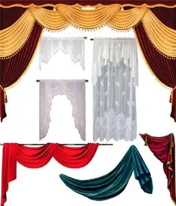 Photo stock: blinds, curtains, tulle