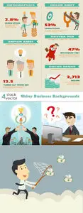 Vectors - Shiny Business Backgrounds