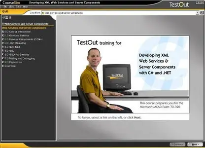 TESTOUT MCAD 70-320 - Developing XML Web services & Sever components with C# and .NET
