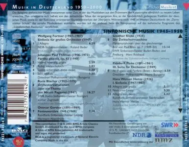 Musik in Deutschland 1950-2000 - Sinfonische Musik 1945-1950 (2000)