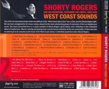 Shorty Rogers - West Coast Sounds: Shorty Rogers and His Orchestra, featuring the Giants 1950-1956 (2006) {Fresh Sound Records}