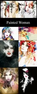 Stock Photo - Painted Woman
