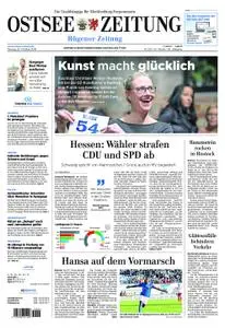 Ostsee Zeitung Rügen - 29. Oktober 2018