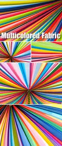 Stock Photo - Multicolored Fabric