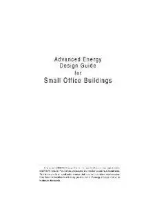 Advanced Energy Design Guide For Small Office Buildings