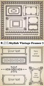 Vectors - Stylish Vintage Frames 7