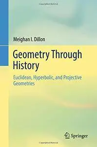 Geometry Through History: Euclidean, Hyperbolic, and Projective Geometries