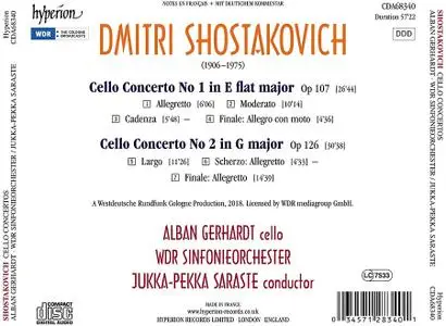 Alban Gerhardt, Jukka-Pekka Saraste, WDR Sinfonieorchester - Shostakovich: Cello Concertos (2020)