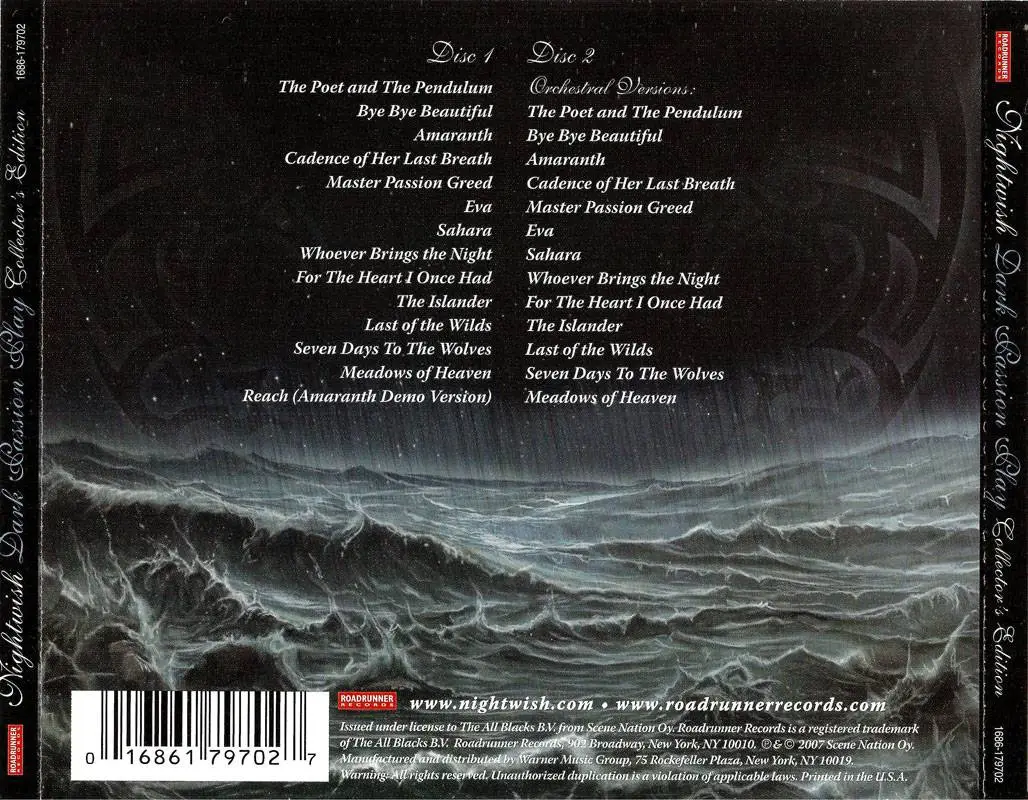 Nightwish Dark Passion Play 2007 [2cd Collector S Edition] Avaxhome