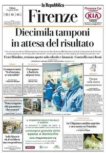 la Repubblica Firenze - 11 Aprile 2020