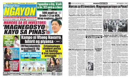 Pilipino Star Ngayon – Septiyembre 21, 2022