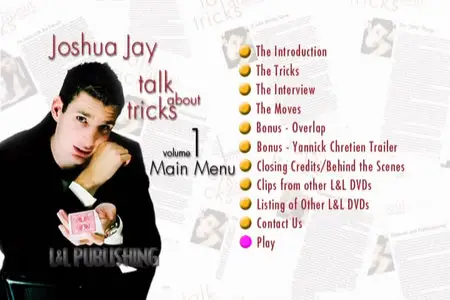Joshua Jay - Talk About Tricks (3 DVD)