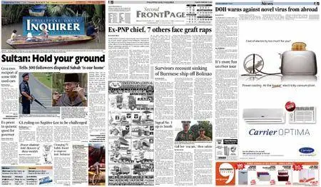 Philippine Daily Inquirer – February 19, 2013