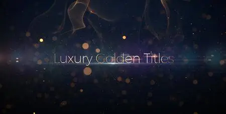 Luxury Golden Titles - Project for After Effects (VideoHive)