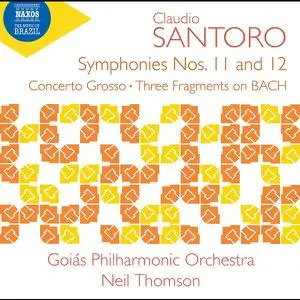 Neil Thomson, Goiás Philharmonic Orchestra - Santoro Symphonies Nos. 11, 12 & Other Orchestral Works (2022) [24/96]