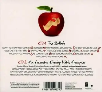Foreigner - I Want To Know What Love Is: The Ballads (Special Edition 2CD) (2014) 