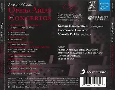 Kristina Hammarstrom, Marcello Di Lisa, Concerto de' Cavalieri - Antonio Vivaldi: Opera Arias and Concertos (2014)