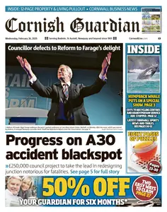 Cornish Guardian Newquay - 26 February 2025