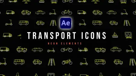 Transport Neon Icons 53564340