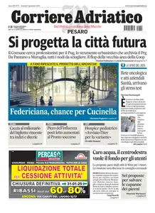 Corriere Adriatico Pesaro - 9 Gennaio 2025