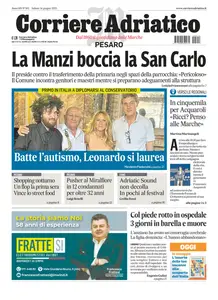Corriere Adriatico Pesaro - 14 Giugno 2025