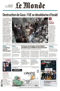 Le Monde du Jeudi 22 Mai 2025