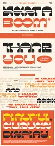 Zestaboom - Bold Retro Font 7A9DSN3