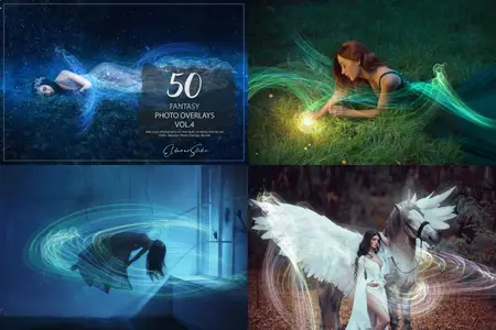 Eldamar Studio -  50 Colorful Light Leaks Photo Overlays - Vol. 4 for Photoshop