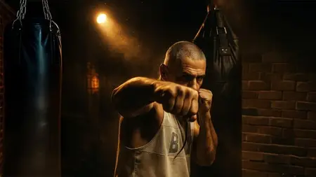 Shadow boxing & bodyweight workout program (no equipment)