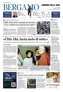 Corriere della Sera Bergamo - 10 Maggio 2025