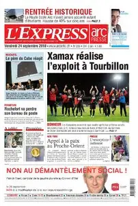 L' EXPRESS 24 SEPTEMBRE 2010