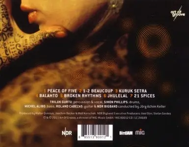 Trilok Gurtu / Simon Phillips & NDR Big Band - 21 Spices (2011) {Art Of Groove}