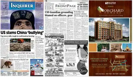 Philippine Daily Inquirer – June 22, 2013