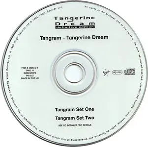 Tangerine Dream - Tangram (1980)  [1995, Definitive Edition, SBM Remaster] (Repost)