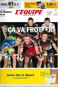 L'Equipe du Samedi 30 Juin 2012