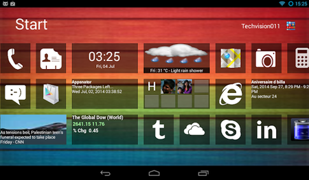 Home8+ like Windows 8 Launcher 4.0