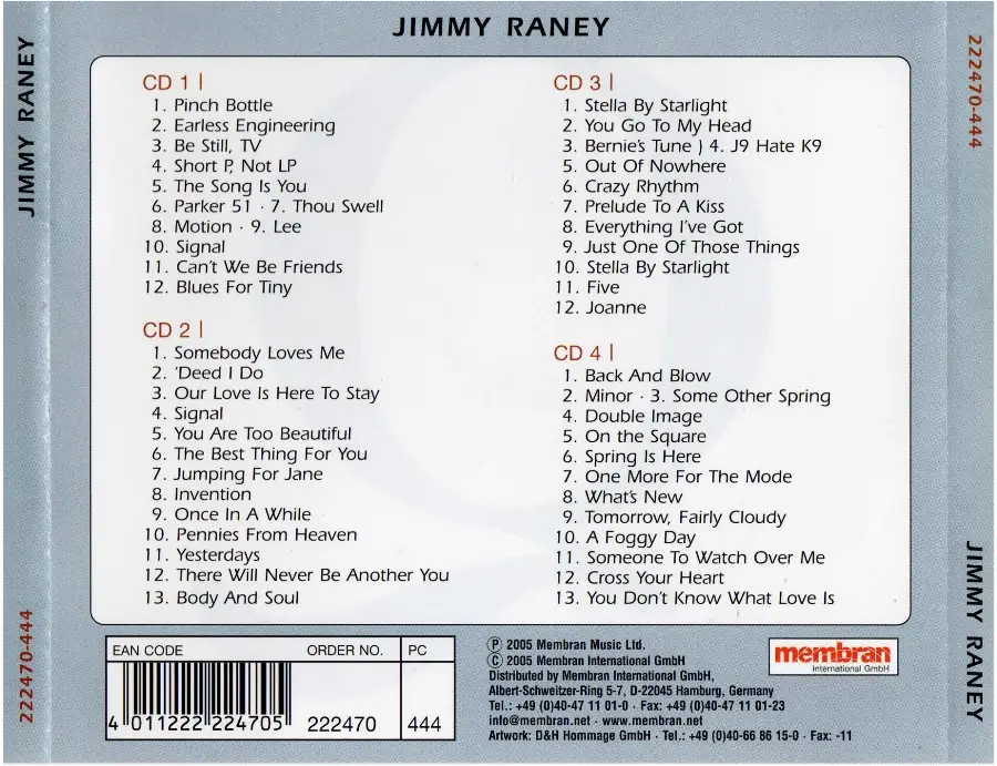 Jimmy Raney - Woody Hermans Cool Guitar Player [Quadromania 4 CD] (2005 ...