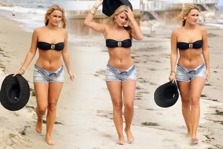 Sam Faiers  - On the Beach in Los Angeles June 27, 2011
