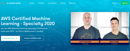 A Cloud Guru - AWS Certified Machine Learning - Specialty 2020