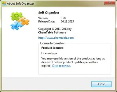 Soft Organizer 3.26