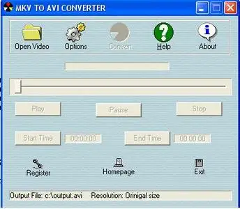 MKV to AVI Converter 3.0.018 