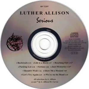 Luther Allison - Serious (1987) CD Release 1994