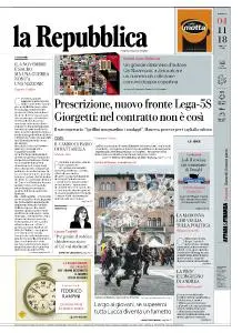 la Repubblica - 4 Novembre 2018