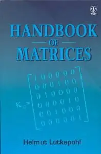 Handbook of Matrices by Helmut Lütkepohl [Repost]