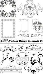 Vectors - Vintage Design Elements 15