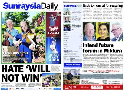 Sunraysia Daily – March 18, 2019