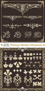Vectors - Vintage Design Elements 8